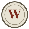 Institute mark: a coin bearing the letter W